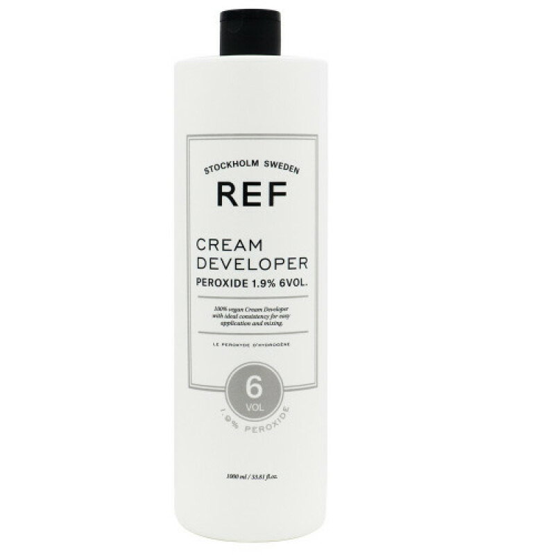 ref-stockholm-cream-developer-hair-oxidant-lotion-1-9-6-vol-1000-ml-1680097007 Ref Stockholm, Peroxides, Ontwikkelaar, Haar Oxidatie Lotion, 1,9%, 6 delen, 1000 ml - Afbeelding 1