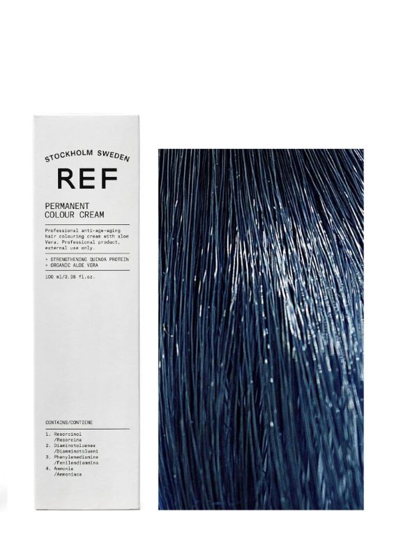 ref-stockholm-permanent-colour-vegan-permanent-hair-dye-blue-corrector-100-ml-1688730810 Ref Stockholm, Permanent Colour, Veganist, Permanente haarkleuring, Blue Corrector, 100 ml - Afbeelding 1