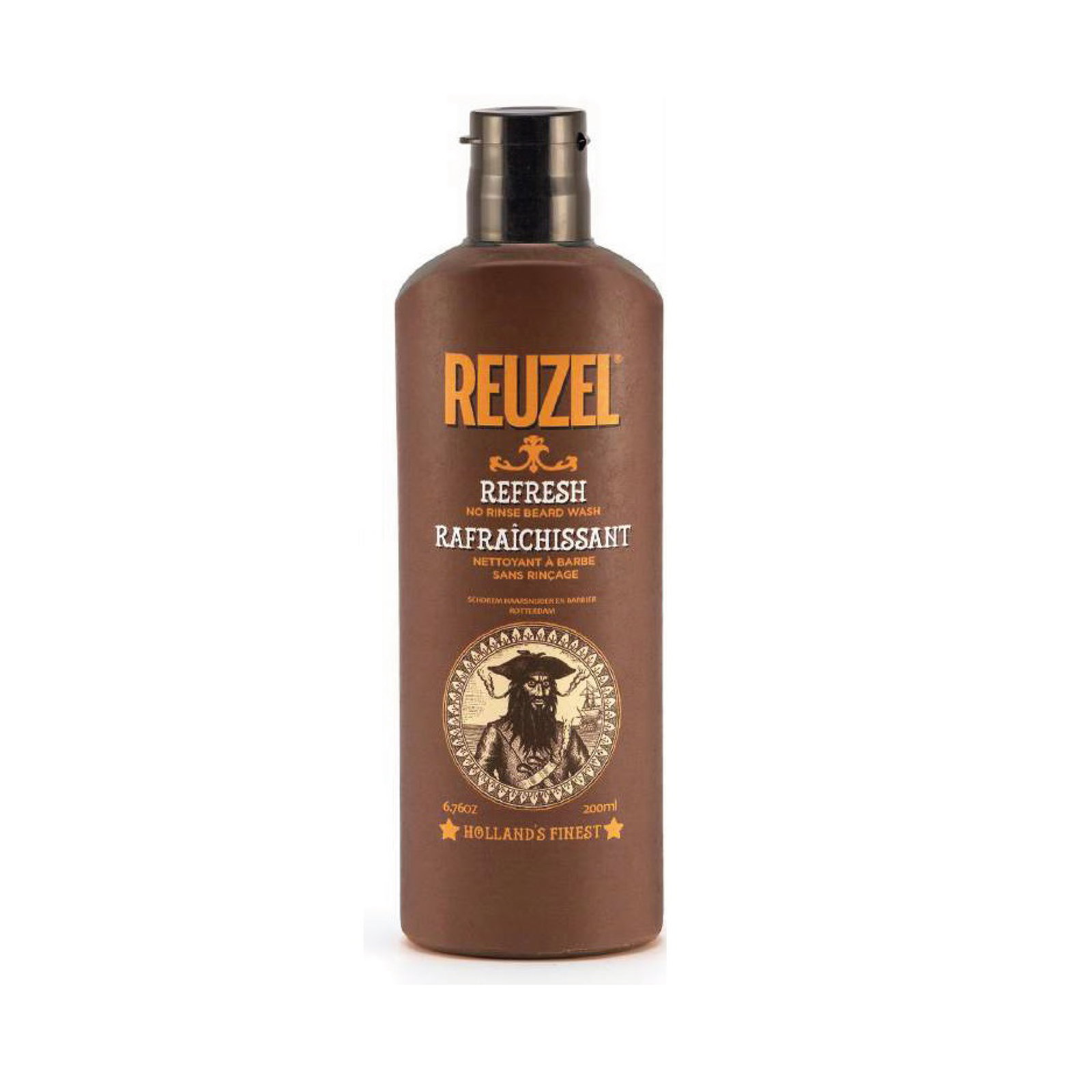 reuzel-refresh-no-rinse-beard-shampoo-moisture-and-shine-200-ml-1700899875 Reuzel, Refresh No Rinse, Baardshampoo, Vocht en glans, 200 ml - Afbeelding 1