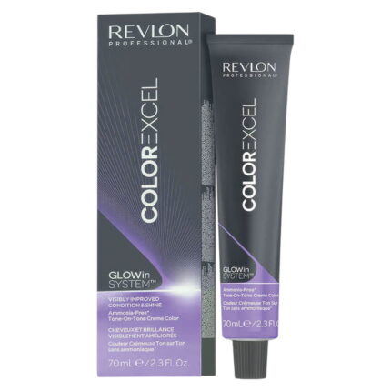 Revlon, Color Excel, Zonder ammoniak, Semi-permanente haarkleuring, 5.25 Light Iridescent Mahogany Brown, 70 ml