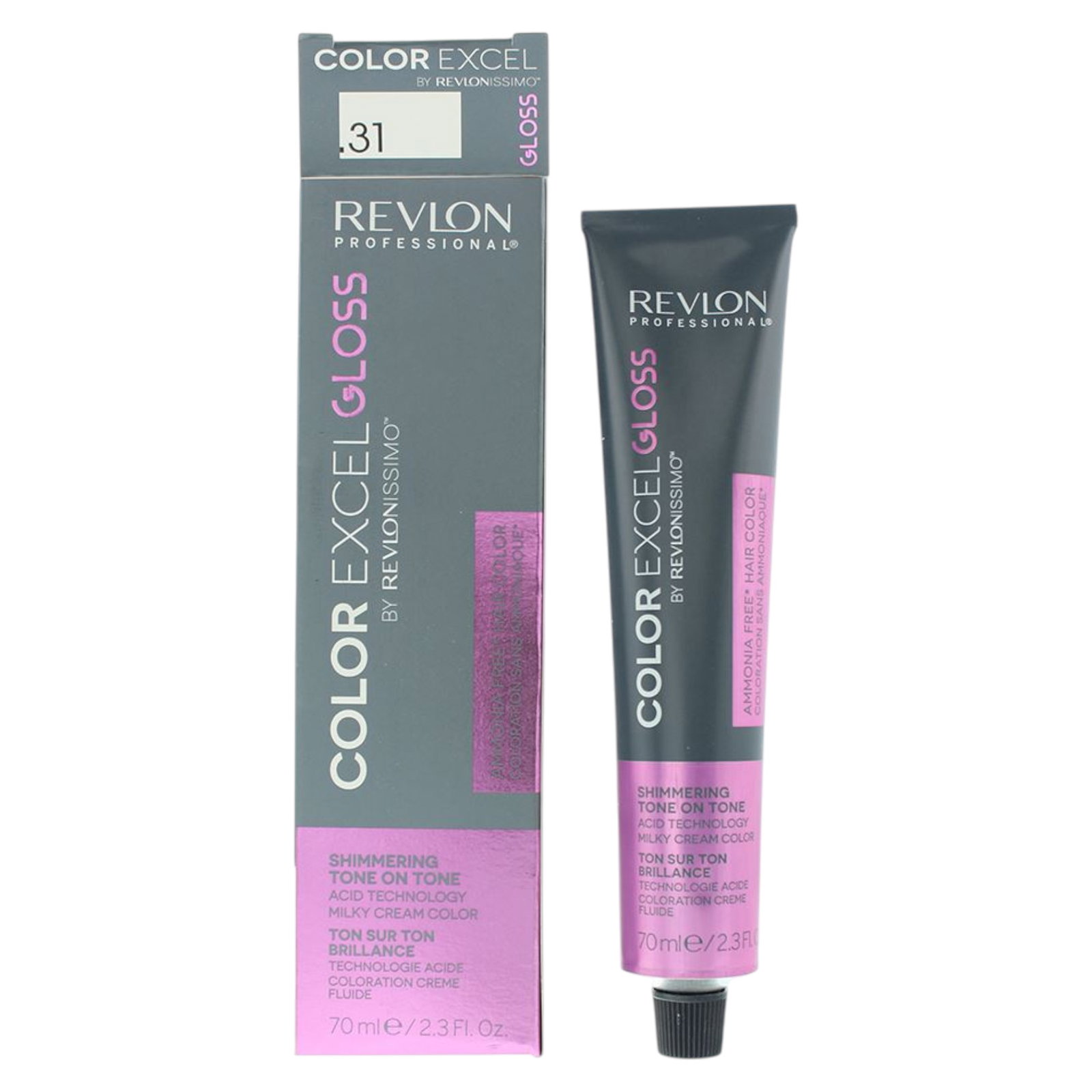 revlon-color-excel-gloss-hair-colour-gloss-31-sand-color-70-ml-1761047225 Revlon, Color Excel Gloss, Haarkleur Glans, 31 Sand, Kleur, 70 ml - Afbeelding 1