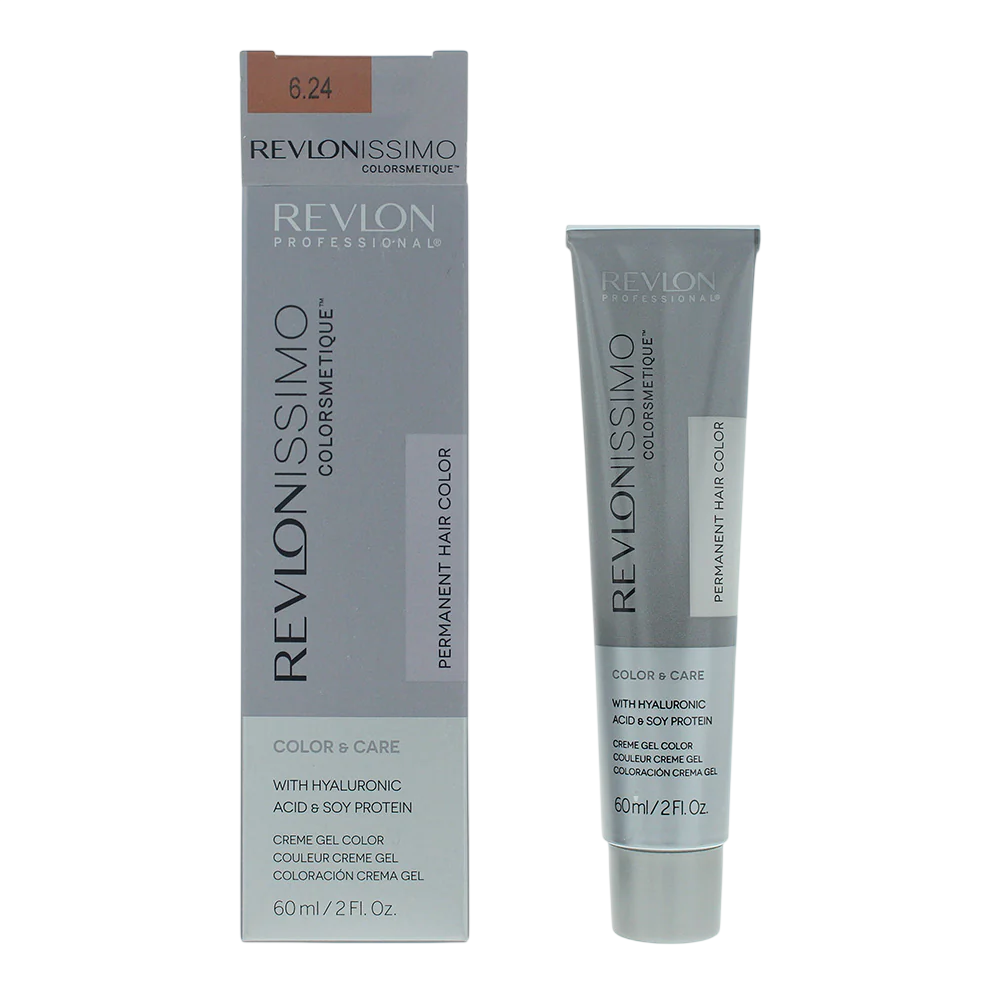 revlon-revlonissimo-colorsmetique-permanent-hair-dye-6-24-dark-coppery-pearl-blonde-60-ml-1776424551 Revlon, Revlonissimo Colorsmetique, Permanente haarkleuring, 6.24 Dark Coppery Pearl Blonde, 60 ml - Afbeelding 1