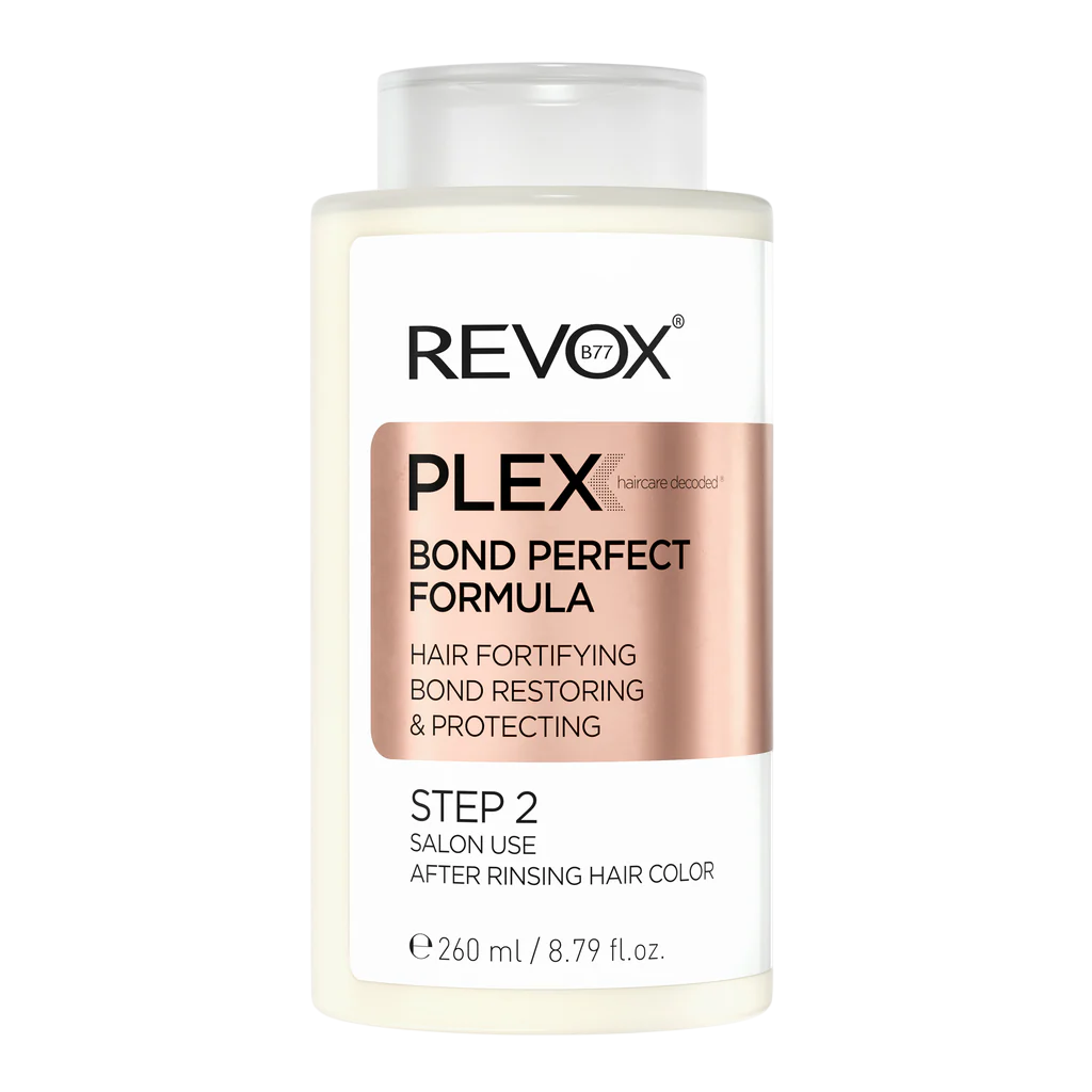 revox-b77-plex-bond-step-2-hair-cream-treatment-reconnects-bonds-protect-260-ml-1747143467 Revox B77, Plex Bond Step 2, Haarcrème behandeling, Herstelt banden & beschermt, 260 ml - Afbeelding 1