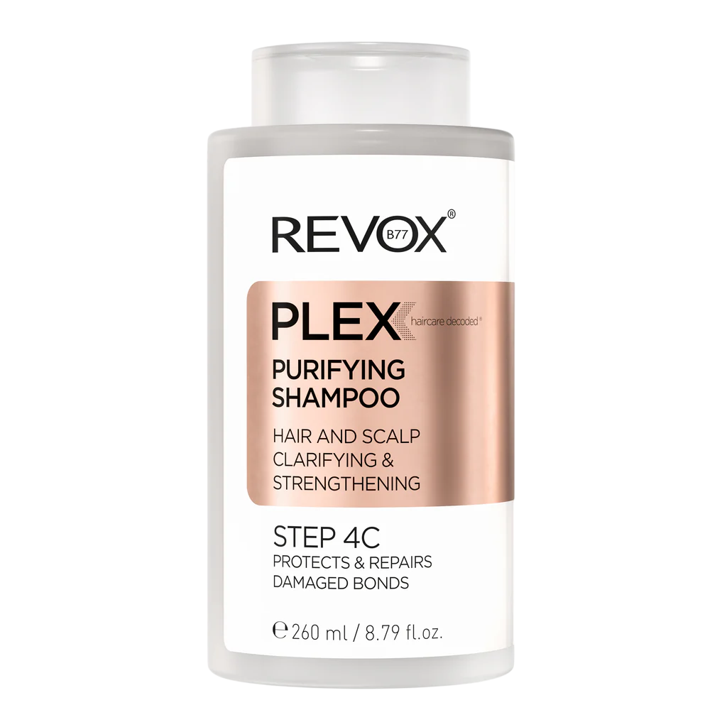 revox-b77-plex-bond-step-4c-hair-shampoo-purifying-260-ml-1747143862 Revox B77, Plex Bond Step 4C, Haarshampoo, Zuiveren, 260 ml - Afbeelding 1