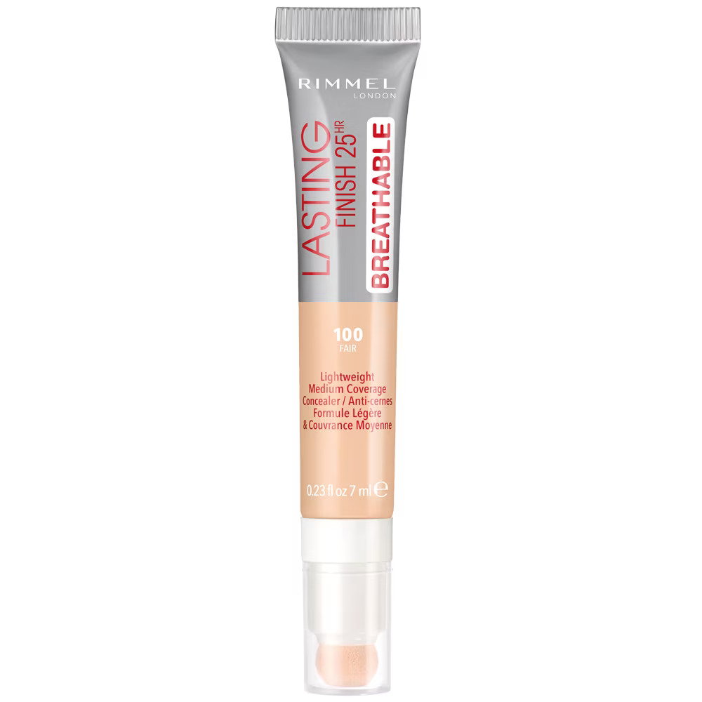 rimmel-london-lasting-finish-natural-medium-coverage-cream-concealer-100-fair-7-ml-1699269694 Rimmel London, Lasting Finish, Natuurlijke medium dekking, Crème concealer, 100, Eerlijk, 7 ml - Afbeelding 1