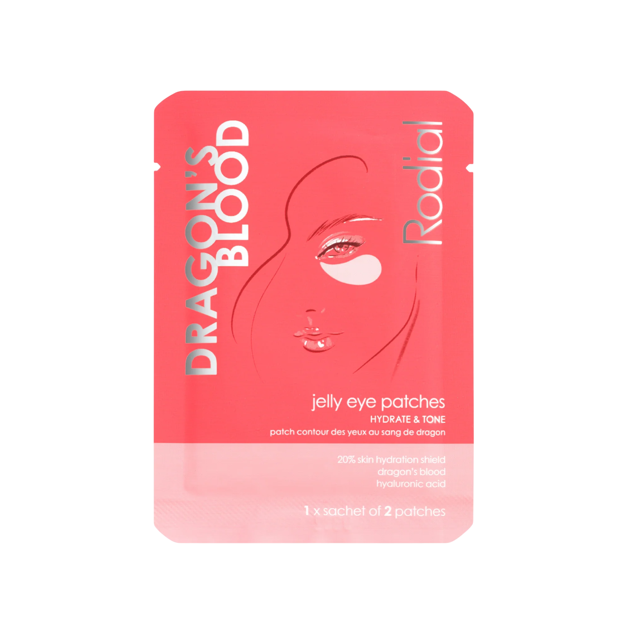 rodial-dragon-s-blood-hydrating-eye-patch-3-g-1740555961 Rodial, Dragon's Blood, Hydraterend, Ooglapje, 3 g - Afbeelding 1