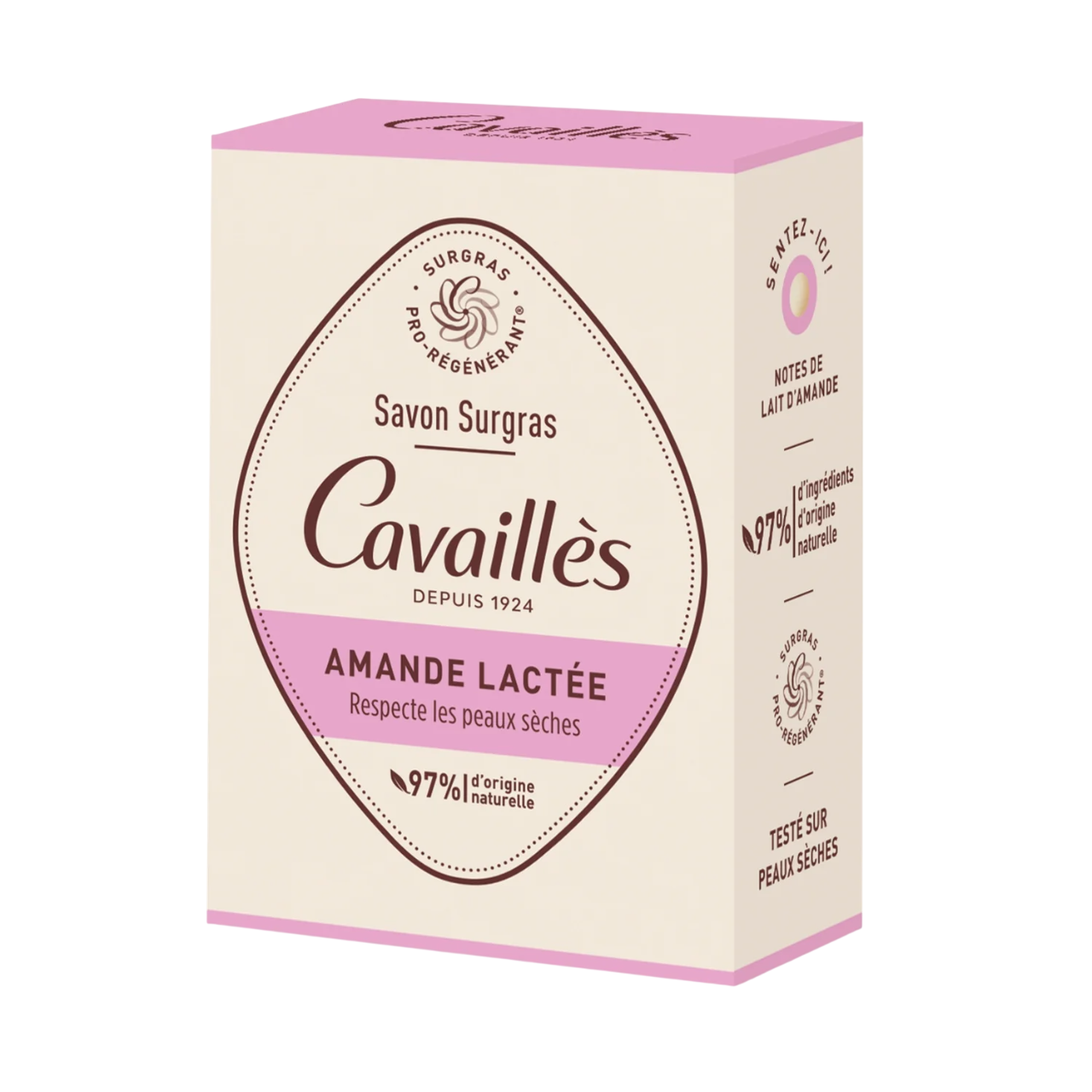 roge-cavailles-almond-milk-hydrating-soap-bar-100-g-1773410537 Roge Cavailles, Almond Milk, Hydraterend, Zeepstaaf, 100 g - Afbeelding 1