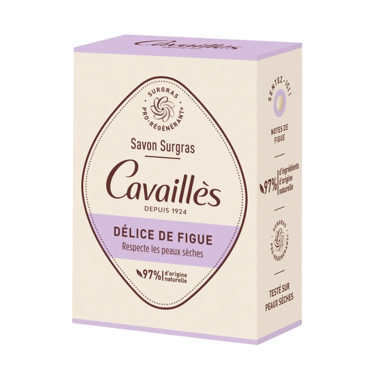 roge-cavailles-fig-delight-hydrating-soap-bar-100-g-1773410342 Roge Cavailles, Fig Delight, Hydraterend, Zeepstaaf, 100 g - Afbeelding 1