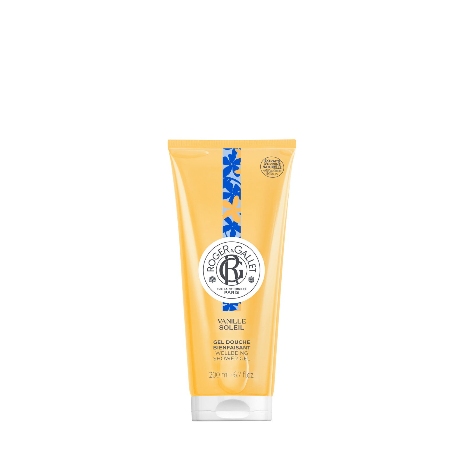 roger-gallet-vanille-soleil-shower-gel-for-all-skin-types-200-ml-1756220563 Roger & Gallet, Vanille Soleil, Douchegel, Voor alle huidtypes, 200 ml - Afbeelding 1
