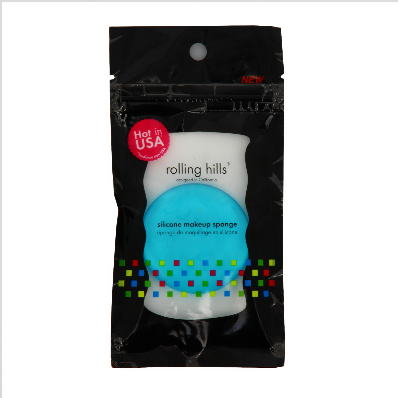 rolling-hills-rolling-hills-silicone-makeup-sponge-blue-1683877314 Rolling Hills, Rolling Hills, Siliconen, Make-upspons, Blauw - Afbeelding 1