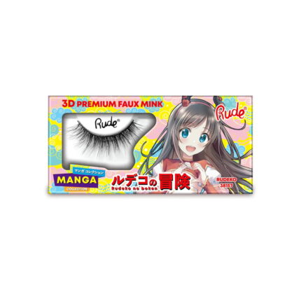 Rude Cosmetics, Chibi Manga Faux Mink - Rudeko, Nepwimpers
