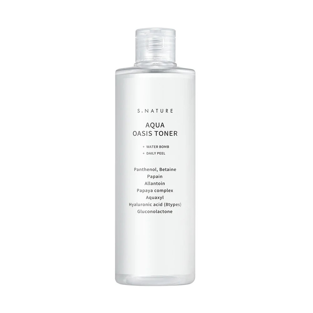 s-nature-aqua-oasis-intense-hydration-tonic-lotion-for-face-300-ml-1785822498 S.Nature, Aqua Oasis, Intense hydratatie, Tonic lotion, Voor gezicht, 300 ml - Afbeelding 1