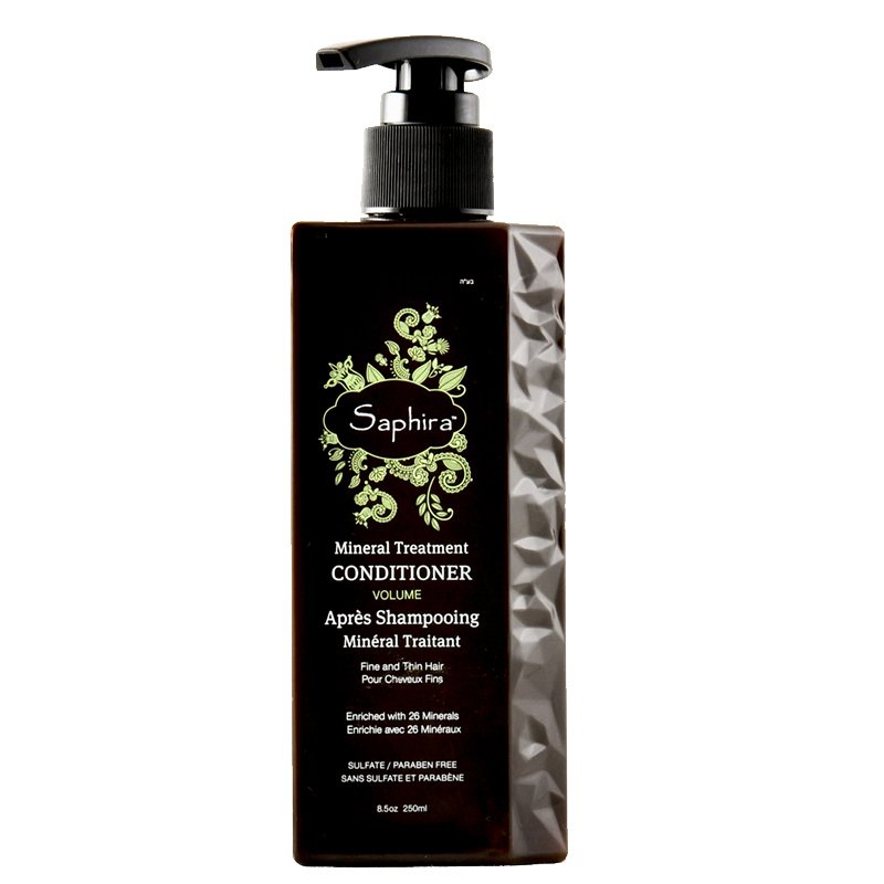 saphira-mineral-treatmen-hair-conditioner-for-moisturizing-250-ml-0-818230020039-1672731663 Saphira, Mineral TreatMen, Haarconditioner, Voor volume, 250 ml - Afbeelding 1