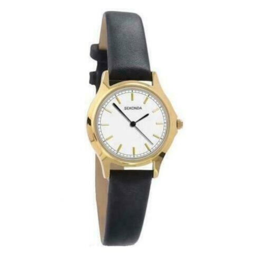 sekonda-sekonda-faux-leather-vegan-watch-4136-for-women-1679318403 Sekonda, Sekonda, Kwarts horloge met leren band, 4136, Voor vrouwen - Afbeelding 1
