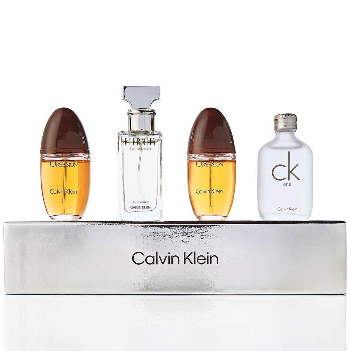set-calvin-klein-eternity-eau-de-parfum-for-women-15-ml-ck-one-eau-de-toilette-for-men-2-pcs-15-ml-miniature-obsession-eau-de-parfum-for-women-15-ml-m Set Calvin Klein: Eternity, Eau De Parfum, For Women, 15 ml + CK One, Eau De Toilette, For Men, 2 pcs, 15 ml *Miniature + Obsession, Eau De Parfum, For Women, 15 ml *Miniature - Afbeelding 1