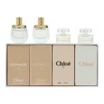 Set Chloe: Signature, Eau De Toilette, For Women, 5 ml *Miniature + Nomade, Eau De Toilette, For Women, 5 ml *Miniature + Nomade Nuit D'Egypte, Eau De Toilette, For Women, 5 ml *Miniature + Lumineuse, Eau De Parfum, For Women, 5 ml *Miniature