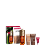 Set Clarins: Double Serum, Age-Defying, Daily, Serum, For Face, 50 ml + Extra-Firming, Firming, Day, Cream, For Face, 15 ml + Extra-Firming, Collagen, Firming, Night, Cream, For Face, 15 ml + Total Eye, Lifting, Eye Cream, 3 ml