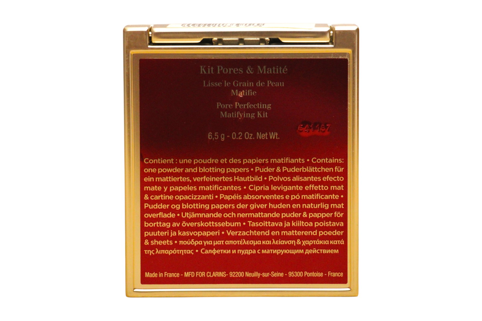 set-clarins-pore-perfecting-mattifying-cleansing-blotting-paper-1782206645 Set, Clarins, Pore Perfecting, Matterend, Reinigend blotpapier - Afbeelding 1