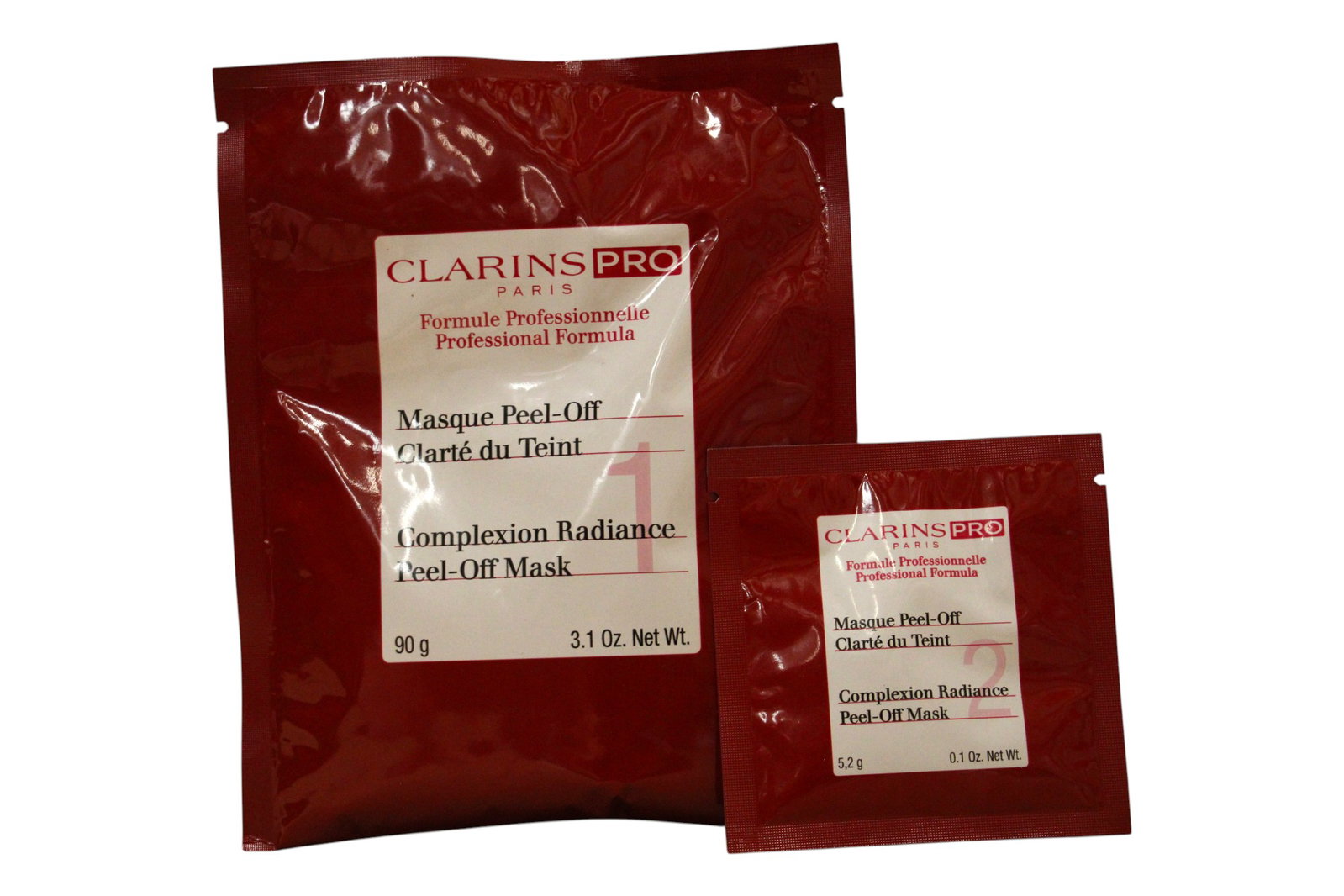 set-clarins-pro-complexion-radiance-bright-peel-off-mask-evening-face-20-pcs-5-2-g-pro-complexion-radiance-bright-peel-off-mask-evening-face-20-pcs-90-1 Set Clarins: Pro Complexion Radiance, Bright, Peel-Off Mask, Evening, Face, 20 pcs, 5.2 g + Pro Complexion Radiance, Bright, Peel-Off Mask, Evening, Face, 20 pcs, 90 g - Afbeelding 1