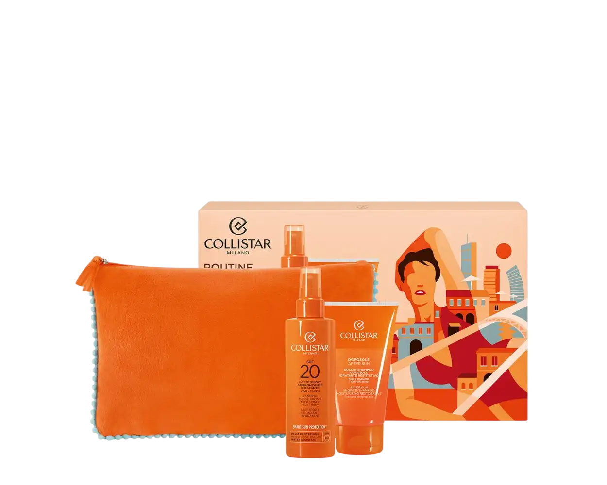 set-collistar-after-sun-shower-gel-shampoo-2-in-1-150-ml-collistar-moisturising-self-tanning-spray-for-face-body-200-ml-collistar-gwp-textile-pouch-17 Set Collistar: After Sun, Shower Gel & Shampoo 2-In-1, 150 ml + Collistar, Moisturising, Self-Tanning Spray, For Face & Body, 200 ml + Collistar, GWP Textile Pouch - Afbeelding 1