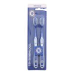Duo Set, Epl, Chealsea, Tandenborstel, Blauw en wit, 2 st