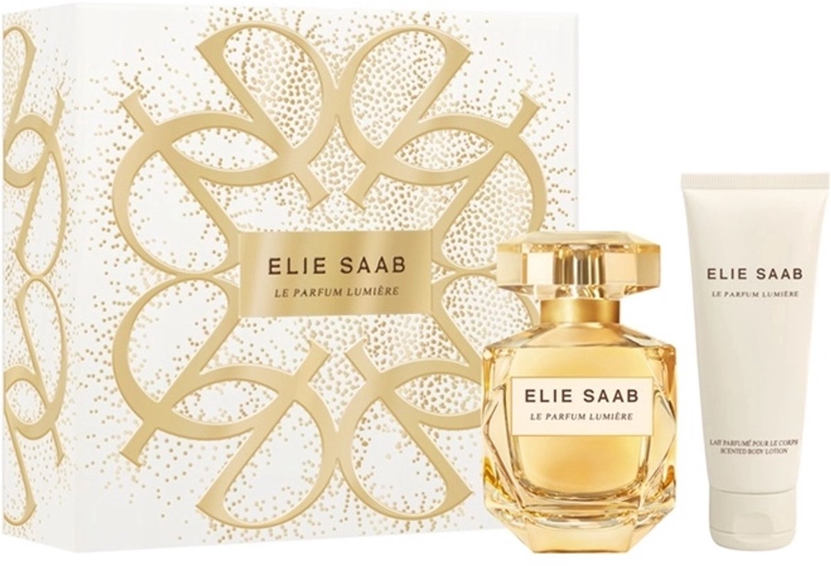 set-elie-saab-le-parfum-lumiere-eau-de-parfum-for-women-50-ml-le-parfum-lumiere-body-lotion-75-ml-1780389655 Set Elie Saab: Le Parfum Lumiere, Eau De Parfum, For Women, 50 ml + Le Parfum Lumiere, Body Lotion, 75 ml - Afbeelding 1