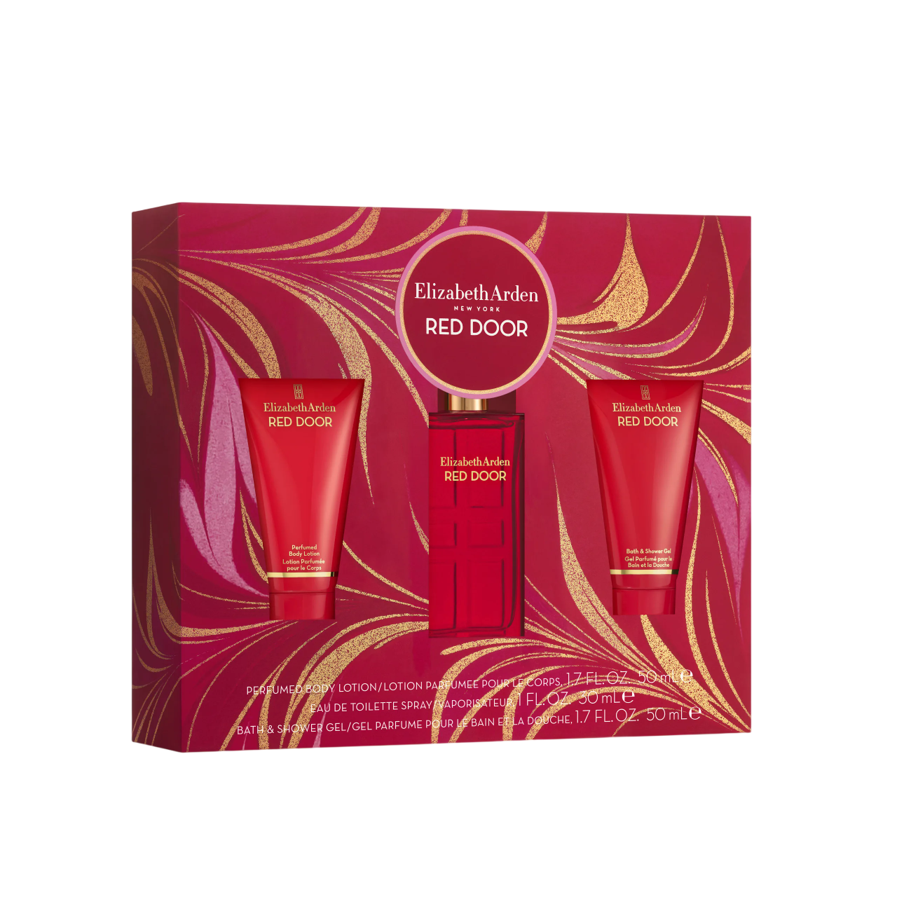 set-elizabeth-arden-elizabeth-arden-red-door-moisturizes-body-lotion-body-50-ml-elizabeth-arden-red-door-cleansing-shower-gel-all-over-body-all-skin-t Set Elizabeth Arden: Red Door, Eau De Toilette, For Women, 30 ml + Red Door, Moisturizes, Body Lotion, Body, 50 ml + Red Door, Cleansing, Shower Gel, All Over Body, All Skin Types, 50 ml - Afbeelding 1