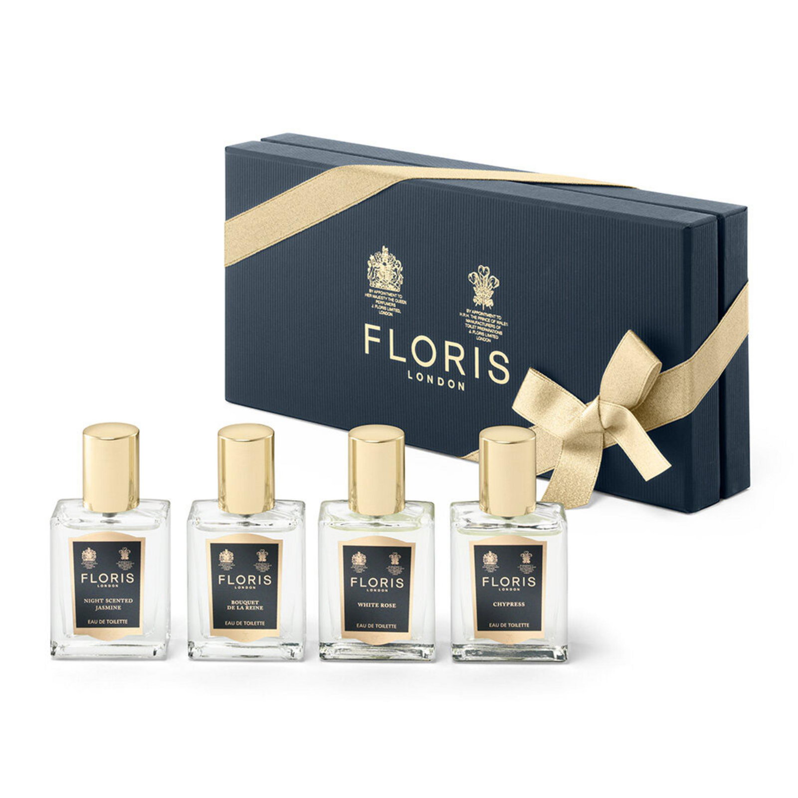 set-floris-of-london-night-scented-jasmine-eau-de-toilette-for-women-15-ml-bouquet-de-la-reine-eau-de-toilette-for-women-15-ml-white-rose-eau-de-toile Set Floris Of London: Night Scented Jasmine, Eau De Toilette, For Women, 15 ml + Bouquet De La Reine, Eau De Toilette, For Women, 15 ml + White Rose, Eau De Toilette, For Women, 15 ml + Chypress, Eau De Toilette, Unisex, 15 ml - Afbeelding 1