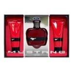 Set Ford: Mustang Red, Eau De Toilette, For Men, 100 ml + Mustang Red, After-Shave Balm, 100 ml + Mustang Red, Cleansing, Shower Gel, For All Skin Types, 100 ml