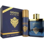Set Fragrance World: Aventos Blue, Eau De Parfum, For Men, 100 ml + Aventos Blue, Body Spray, 50 ml