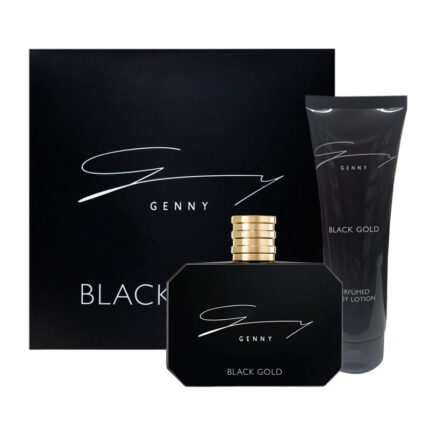 Set Genny: Black Gold, Hydrating, Daily, Body Lotion, 100 ml + Black Gold, Eau De Toilette, For Women, 100 ml