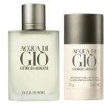 Set Giorgio Armani: Acqua di Gio, Eau De Toilette, For Men, 100 ml + Acqua di Gio, Anti-Perspirant, Deodorant Stick, For Men, 75 g