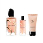 Set Giorgio Armani: Si Intense, Moisturizing, Body Lotion, 50 ml + Si Intense, Eau De Parfum, For Women, 15 ml + Si Intense, Eau De Parfum, For Women, 100 ml