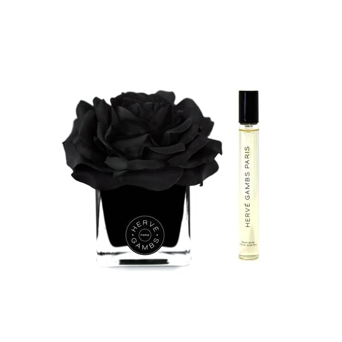 set-herve-gambs-black-couture-flower-porcelain-aroma-diffuser-black-ombre-patchouli-room-spray-10-ml-1715069261 Set Herve Gambs: Ombre Patchouli, Room Spray, 10 ml + Black Couture Flower, Porcelain, Aroma Reed Diffuser, Black - Afbeelding 1