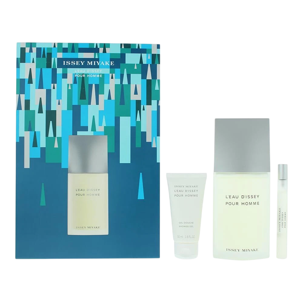 set-issey-miyake-l-eau-d-issey-pour-homme-eau-de-toilette-for-men-125-ml-l-eau-d-issey-moisturizing-shower-gel-for-all-skin-types-50-ml-l-eau-d-issey-1-1 Set Issey Miyake: L'Eau D'Issey Pour Homme, Eau De Toilette, For Men, 125 ml + L'Eau d'Issey, Moisturizing, Shower Gel, For All Skin Types, 50 ml + L'Eau d'Issey, Eau De Toilette, For Women, 10 ml - Afbeelding 1