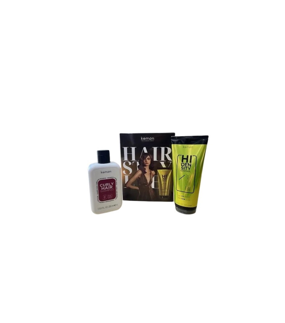 set-kemon-curly-hair-hair-shampoo-defining-250-ml-hi-density-control-hair-styling-cream-200-ml-1780485127 Set Kemon: Curly Hair, Hair Shampoo, Defining, 250 ml + Hi Density Control, Hair Styling Cream, 200 ml - Afbeelding 1