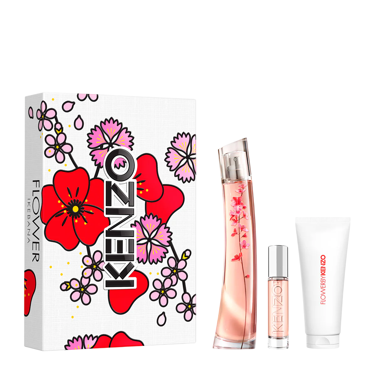 set-kenzo-flower-ikebana-eau-de-parfum-for-women-75-ml-flower-ikebana-eau-de-parfum-for-women-10-ml-flower-ikebana-hydrating-body-lotion-75-ml-1768079 Set Kenzo: Flower Ikebana, Eau De Parfum, For Women, 75 ml + Flower Ikebana, Eau De Parfum, For Women, 10 ml + Flower Ikebana, Hydrating, Body Lotion, 75 ml - Afbeelding 1