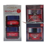 Set L'Oreal Paris: Revitalift Laser Renew, Hyaluronic Acid, Anti-Ageing, Day, Cream, For Face, 50 ml + Revitalift Laser Renew, Hyaluronic Acid, Anti-Ageing, Night, Cream, For Face, 50 ml