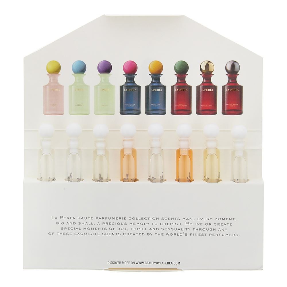 set-la-perla-collection-discovery-eau-de-parfum-for-women-8-pcs-12-ml-vial-1771497384 Set, La Perla, Collection Discovery, Parfumwater, Voor vrouwen, 8 st, 12 ml Flesje - Afbeelding 1