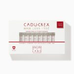 Set, Labo Cosprophar Suisse, Cadu-Crex Initial Stage, Tegen haaruitval, Ampullen Behandeling Serum, Voor de hoofdhuid, Voor mannen, 20 st, 3.5 ml