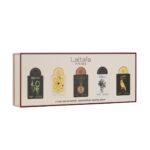 Set Lattafa: Affection, Eau De Parfum, Unisex, 20 ml + Tharwah Gold, Eau De Parfum, Unisex, 20 ml + Watch1505, Eau De Parfum, Unisex, 20 ml + Breeze, Eau De Parfum, Unisex, 20 ml + Shaheen Gold, Eau De Parfum, Unisex, 20 ml