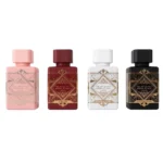 Set Lattafa: Bade'e Al Oud Oud For Glory, Eau De Parfum, Unisex, 25 ml + Bade'e Al Oud Honor & Glory, Eau De Parfum, Unisex, 25 ml + Bade'e Al Oud Sublime, Eau De Parfum, Unisex, 25 ml + Bade'e Al Oud Noble Blush, Eau De Parfum, For Women, 25 ml
