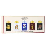 Set Lattafa: Nebras, Eau De Parfum, For Women, 20 ml + Art Of Wood, Eau De Parfum, For Women, 20 ml + Art Of Universe, Eau De Parfum, For Women, 20 ml + Ansaam Gold, Eau De Parfum, For Women, 20 ml + Kashan, Eau De Parfum, For Women, 20 ml