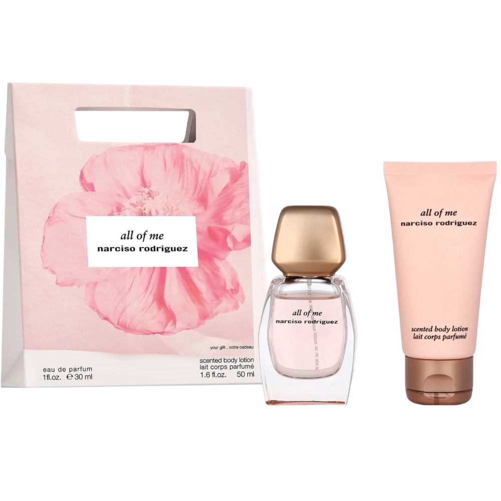 set-narciso-rodriguez-all-of-me-eau-de-parfum-for-women-30-ml-all-of-me-hydrating-body-lotion-50-ml-1756887518 Set Narciso Rodriguez: All Of Me, Eau De Parfum, For Women, 30 ml + All Of Me, Hydrating, Body Lotion, 50 ml - Afbeelding 1