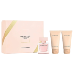 Set Narciso Rodriguez: Cristal, Eau De Parfum, For Women, 50 ml + Cristal, Hydrating, Body Lotion, 50 ml + Cristal, Cleansing, Shower Gel, All Over The Body, For All Skin Types, 50 ml