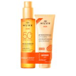 Set Nuxe: Sun, Anti-Ageing, Tanning Oil, SPF 50, 150 ml + Sun, Refreshing, After-Sun Lotion, 100 ml