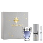 Set Paco Rabanne: Invictus, Eau De Toilette, For Men, 100 ml + Invictus, Eau De Toilette, For Men, 10 ml + Invictus, Deodorant Spray, For Men, 150 ml