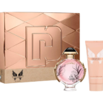 Set Paco Rabanne: Olympea Blossom, Eau De Parfum, For Women, 80 ml + Olympea Blossom, Hydrating, Body Lotion, 100 ml