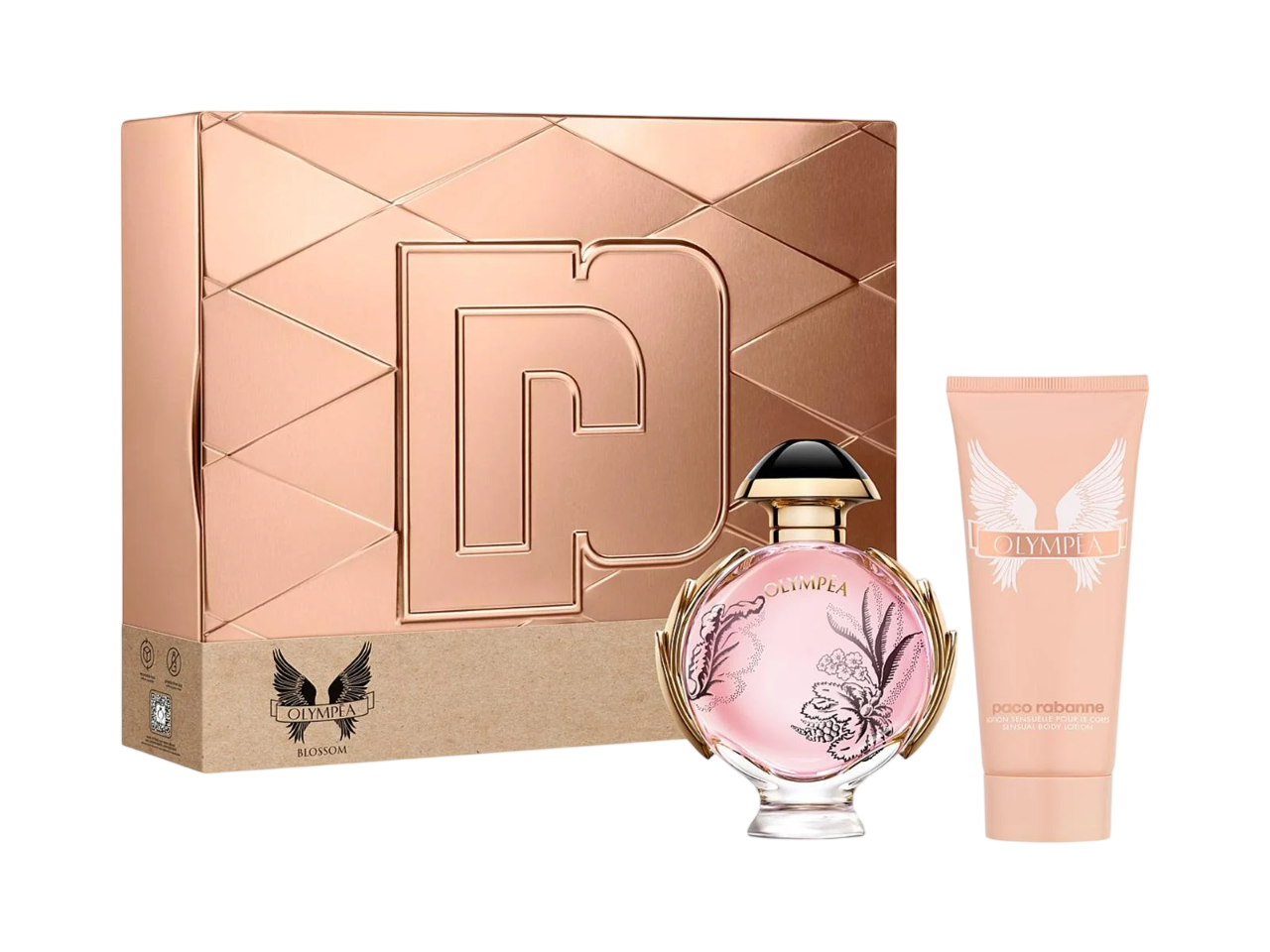 set-paco-rabanne-olympea-blossom-eau-de-parfum-for-women-80-ml-olympea-blossom-hydrating-body-lotion-100-ml-1768033648 Set Paco Rabanne: Olympea Blossom, Eau De Parfum, For Women, 80 ml + Olympea Blossom, Hydrating, Body Lotion, 100 ml - Afbeelding 1