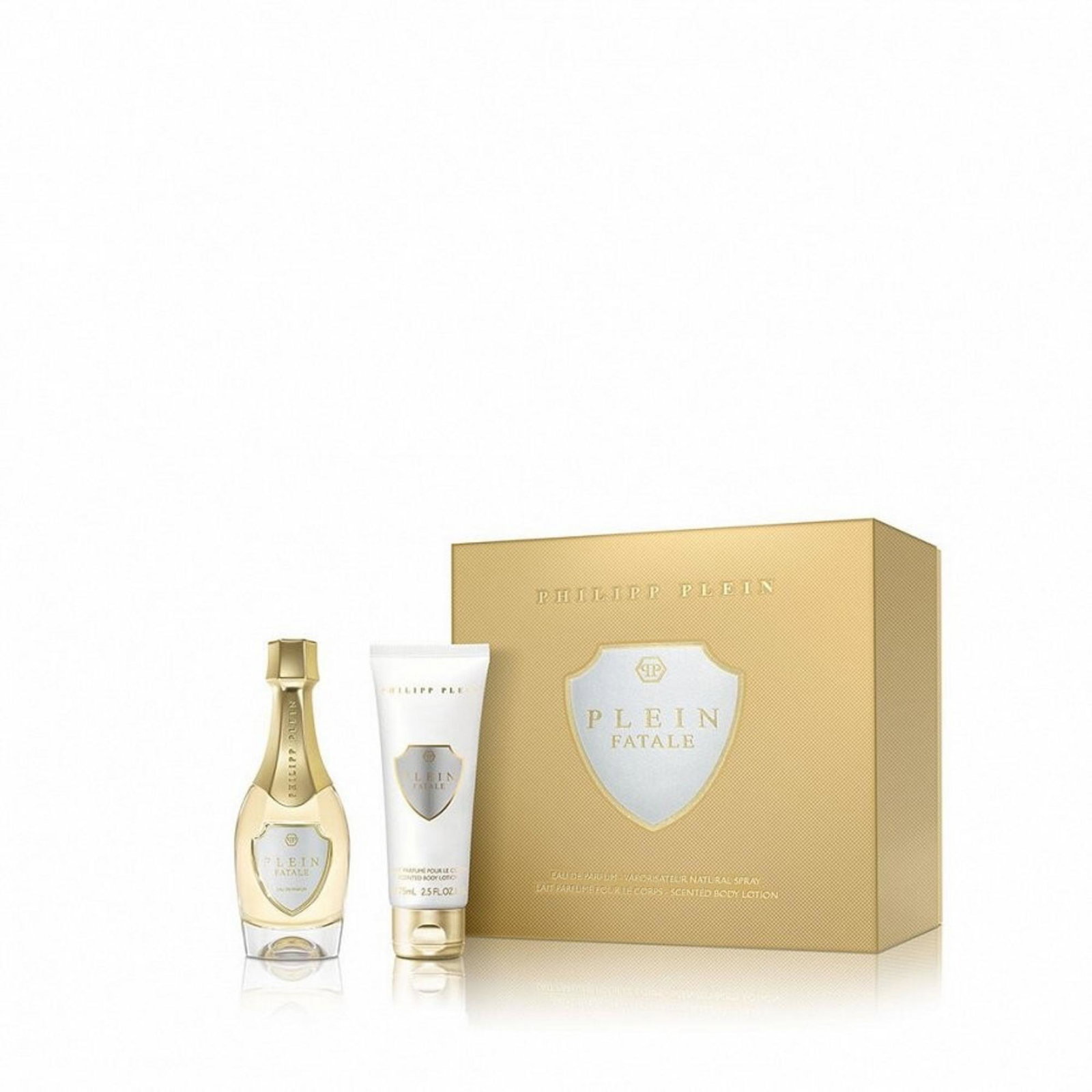 set-philipp-plein-plein-fatale-eau-de-parfum-for-women-50-ml-plein-fatale-hydrating-daily-body-lotion-75-ml-1781246874 Set Philipp Plein: Plein Fatale, Eau De Parfum, For Women, 50 ml + Plein Fatale, Hydrating, Daily, Body Lotion, 75 ml - Afbeelding 1
